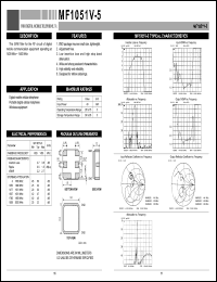 Click here to download MF1051V-5 Datasheet