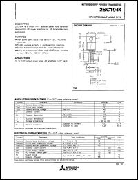 Click here to download 2SC1944 Datasheet