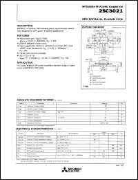 Click here to download 2SC3021 Datasheet