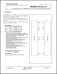 Click here to download MH64S72VJG-5 Datasheet