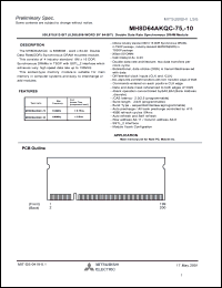 Click here to download MH8D64AKQC-10 Datasheet