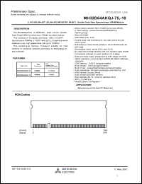 Click here to download MH32D64AKQJ-10 Datasheet