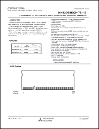 Click here to download MH32D64KQH-10 Datasheet