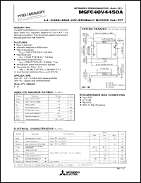 Click here to download MGFC40V4450A Datasheet