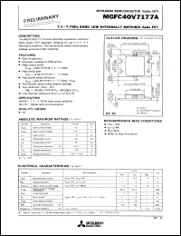 Click here to download MGFC40V7177A Datasheet