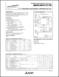 Click here to download MGFC40V7177B Datasheet