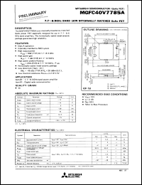 Click here to download MGFC40V7785A Datasheet