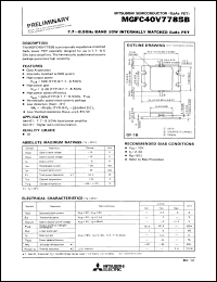 Click here to download MGFC40V7785B Datasheet