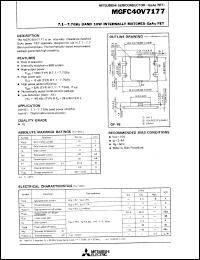 Click here to download MGFC40V7177 Datasheet