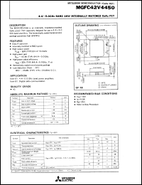 Click here to download MGFC42V4450 Datasheet