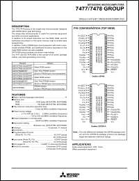 Click here to download M37478E8-XXXFP Datasheet