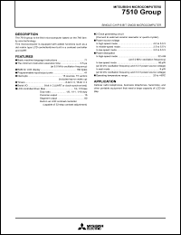 Click here to download M37510E4XXXFS Datasheet