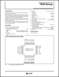 Click here to download M37630E4T-XXXFP Datasheet