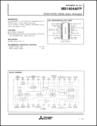 Click here to download M51404AFP Datasheet