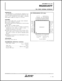 Click here to download M52003AFP Datasheet