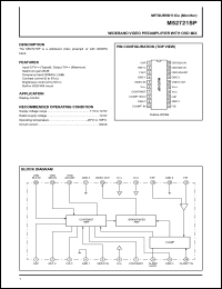 Click here to download M52721SP Datasheet