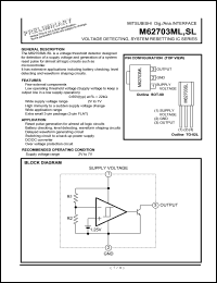 Click here to download M62703SL Datasheet