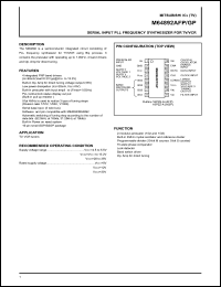 Click here to download M64892AFP Datasheet