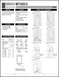 Click here to download MF1050V-2 Datasheet