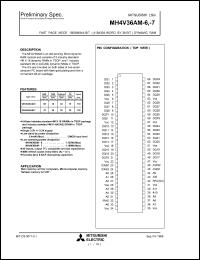 Click here to download MH4V36AM-6 Datasheet