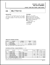 Click here to download ML776H10 Datasheet