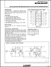 Click here to download M74LS244P Datasheet