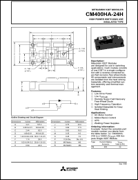 Click here to download CM400HA-24H Datasheet