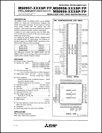 Click here to download M50959-XXXFP Datasheet