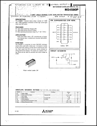 Click here to download M54580P Datasheet