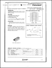 Click here to download M54584P Datasheet