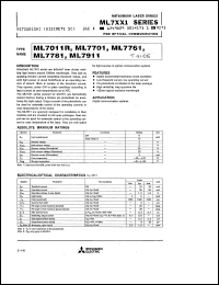 Click here to download ML7011R Datasheet