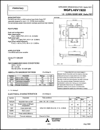 Click here to download MGFL48L1920 Datasheet