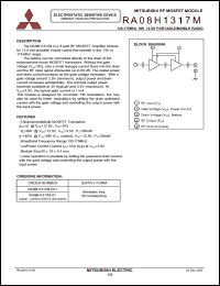 Click here to download RA08H1317M-01 Datasheet