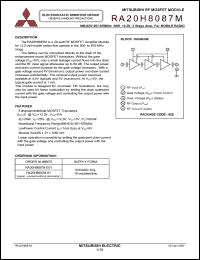 Click here to download RA20H8087 Datasheet