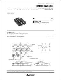 Click here to download CM800E2Z-66 Datasheet