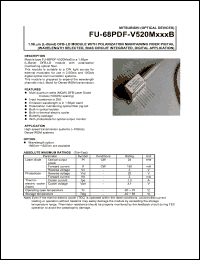 Click here to download FU-68PDF-V520MXXXB Datasheet
