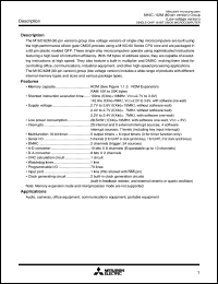 Click here to download M30625MGM-XXXGP Datasheet