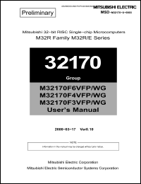 Click here to download M32170F4VFG Datasheet