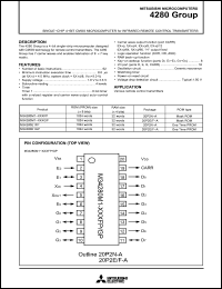 Click here to download M34280M1-105FP Datasheet