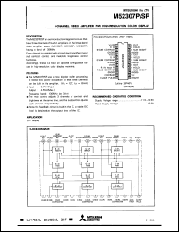 Click here to download M52307 Datasheet