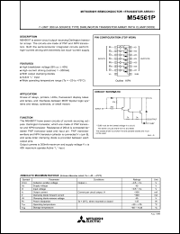 Click here to download M54561P Datasheet