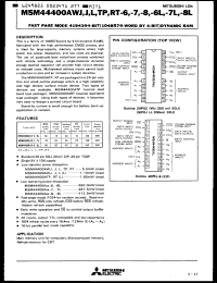 Click here to download M5M44400AL Datasheet