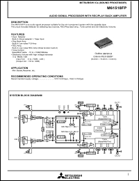 Click here to download M61518FP Datasheet