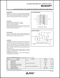 Click here to download M63800FP Datasheet