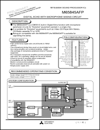 Click here to download M65845AFP Datasheet