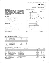 Click here to download MGF1801 Datasheet