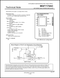 Click here to download MGF7170AC Datasheet