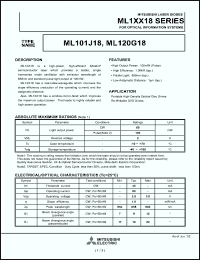 Click here to download ML120G18 Datasheet