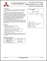 Click here to download RA08N1317M-01 Datasheet