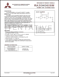 Click here to download RA30H0608M-01 Datasheet